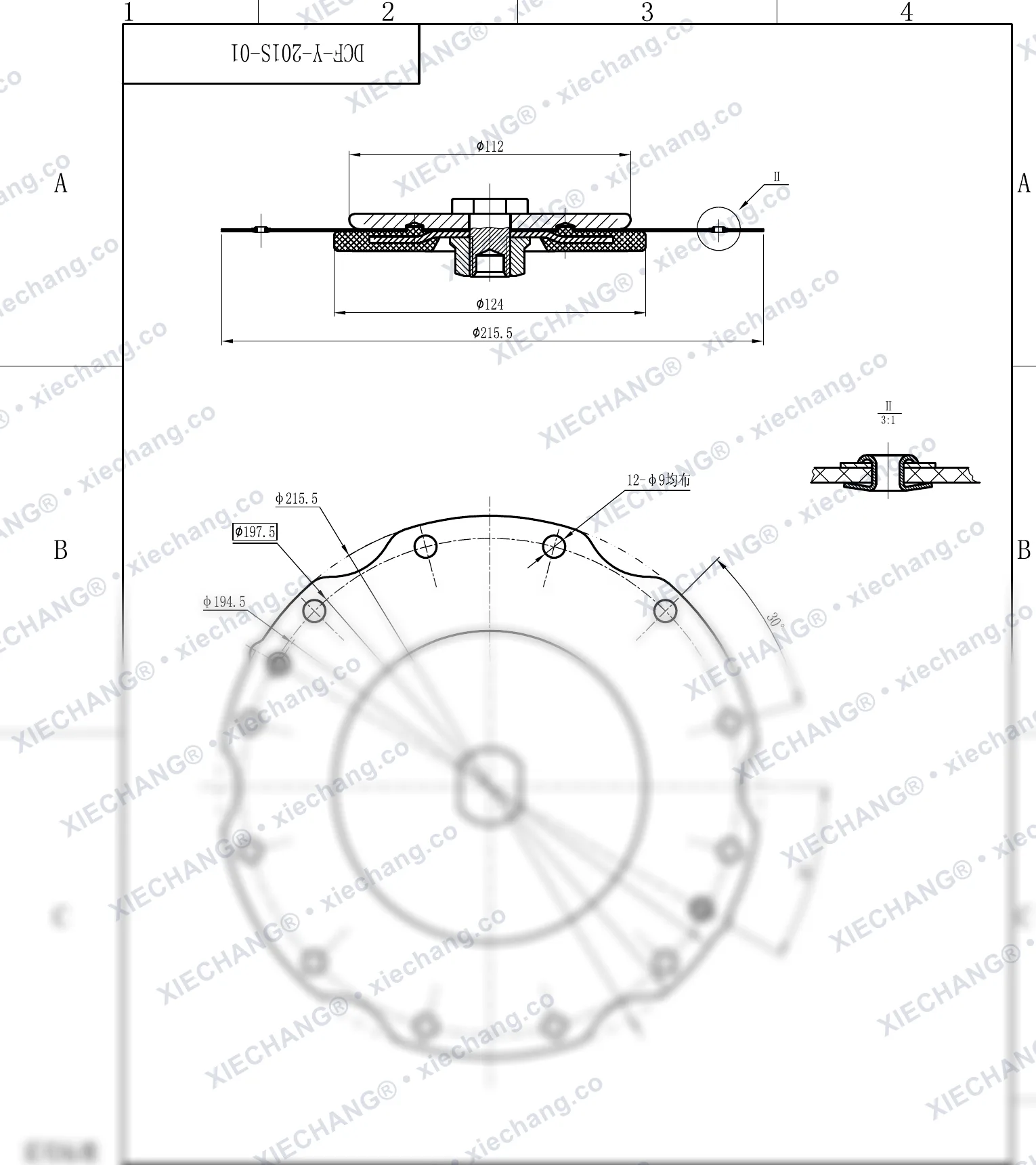 DCF-Y-102S-01 — Plan d'assemblage