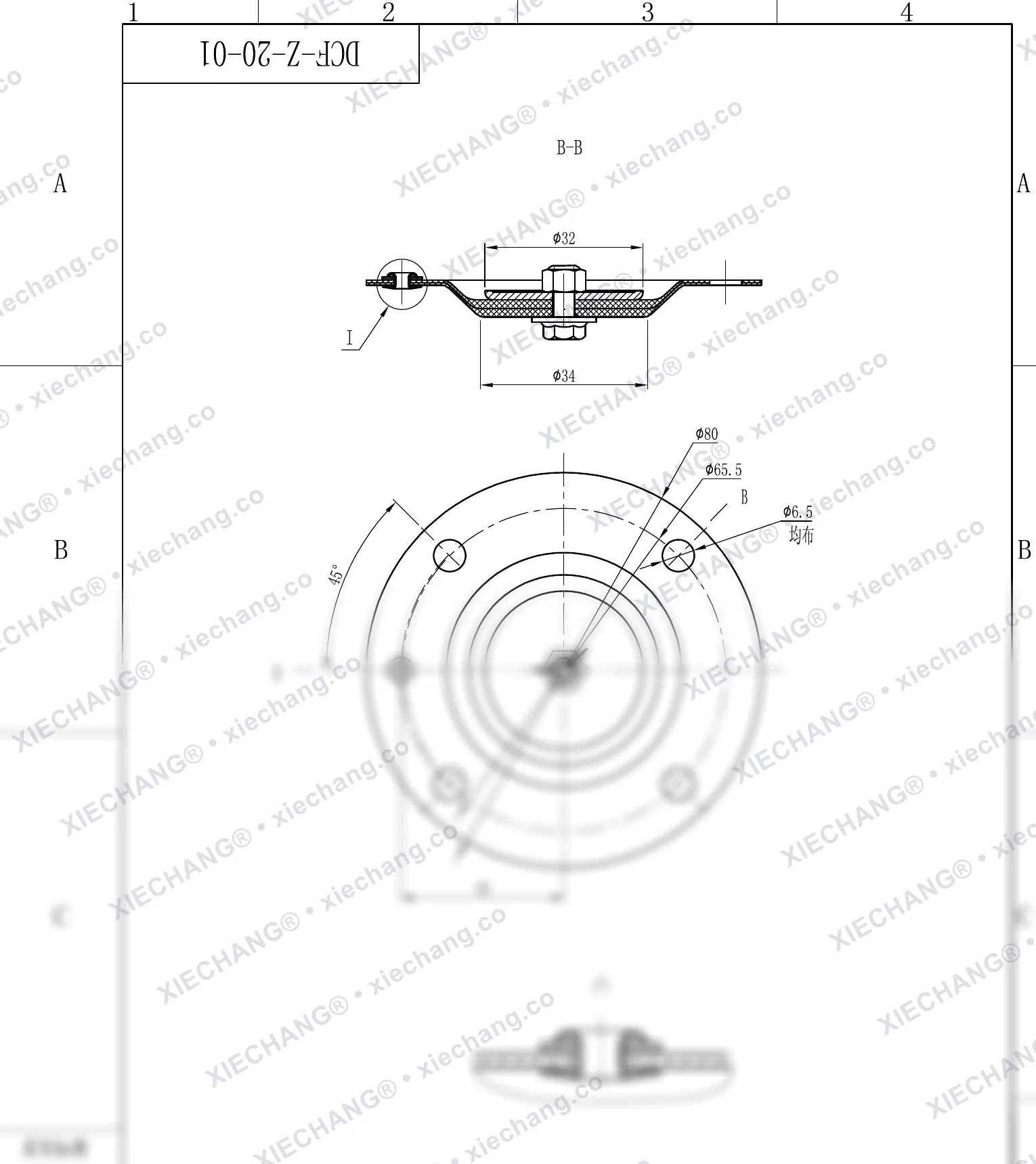 DCF-Z-20-01 · DN20 — Plan d'assemblage