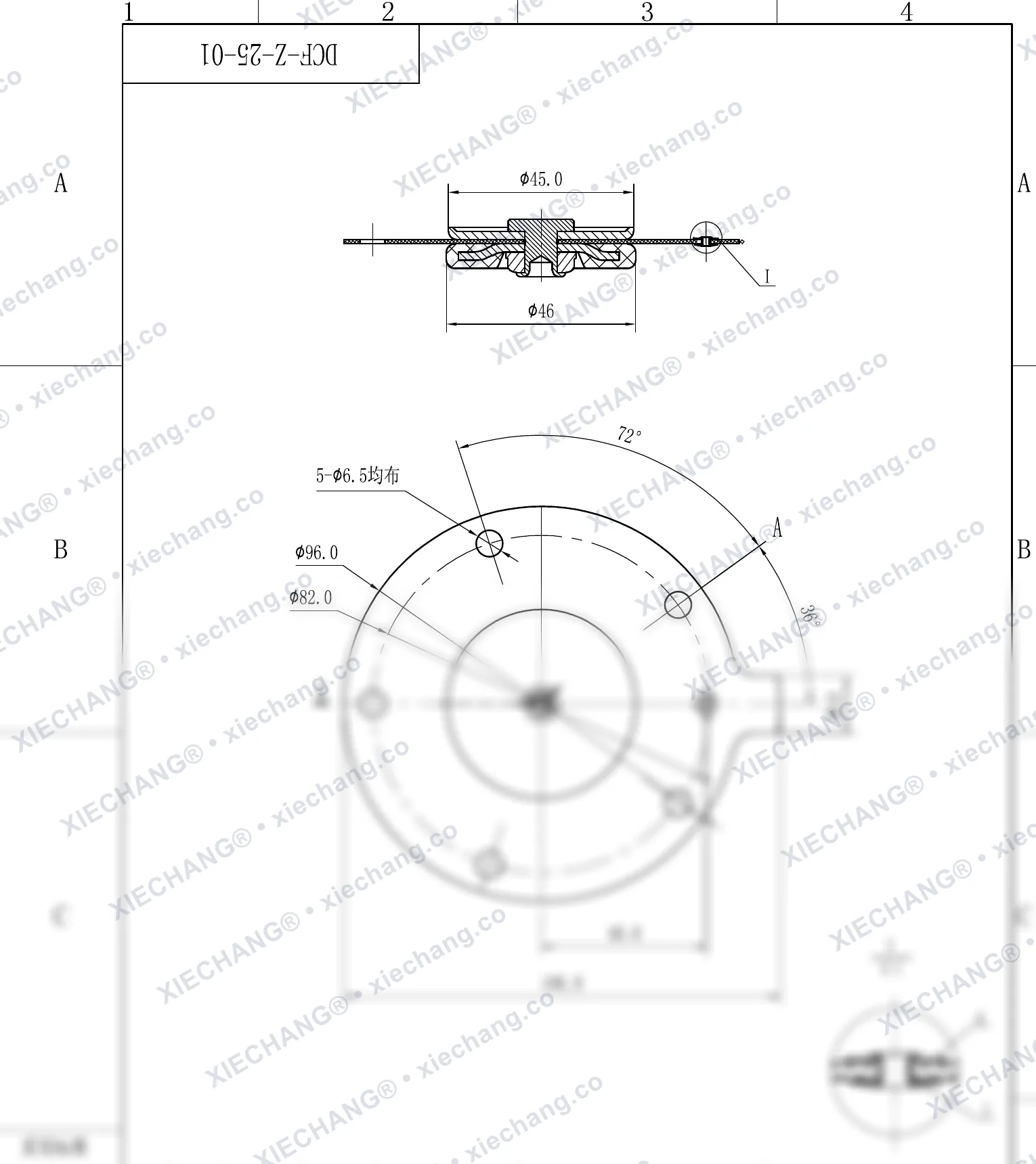 DCF-Z-25-01 · DN25 — Plan d'assemblage