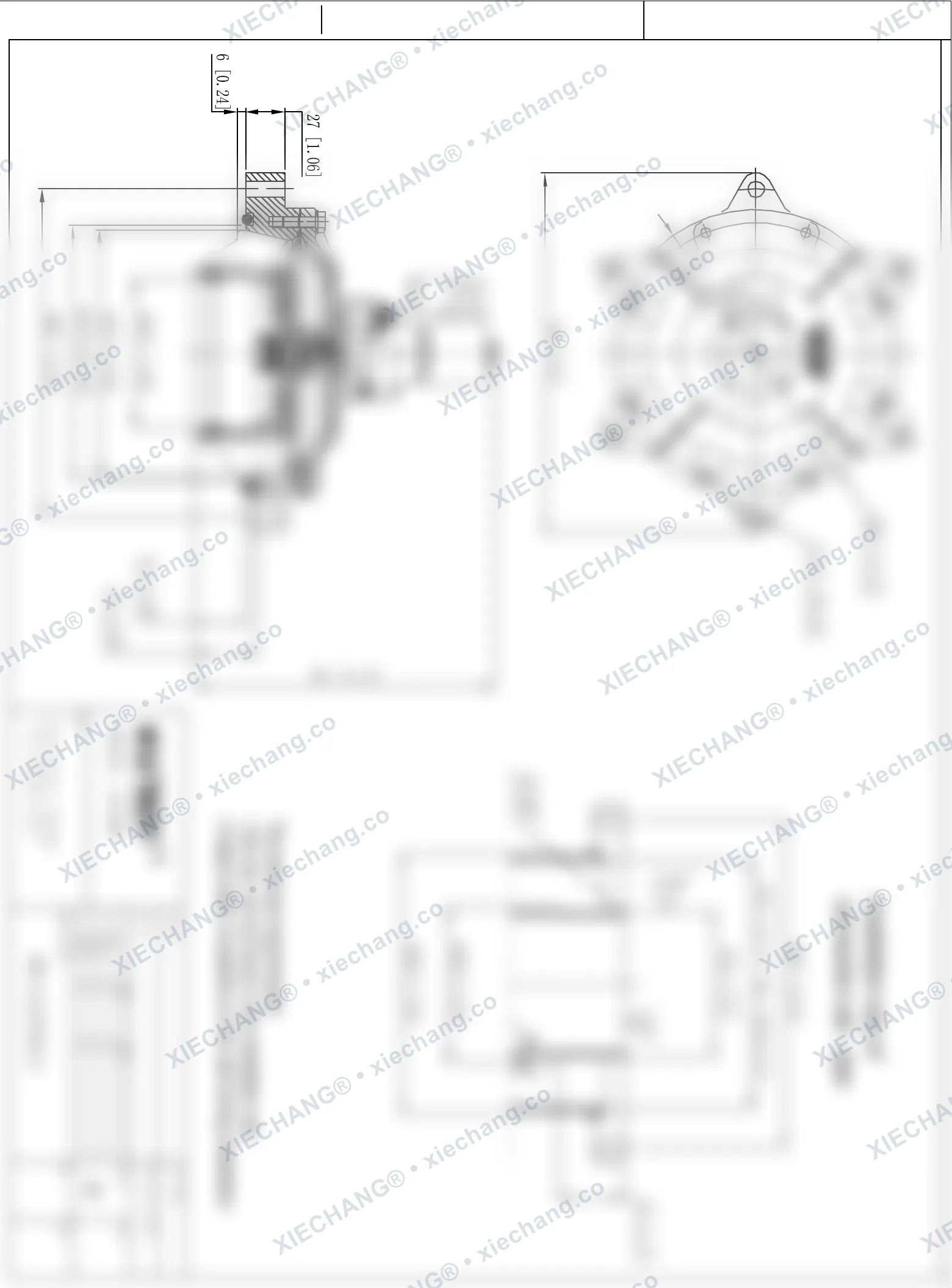 WPS-CA/EP102.B · vanne immergée — Plan d'installation