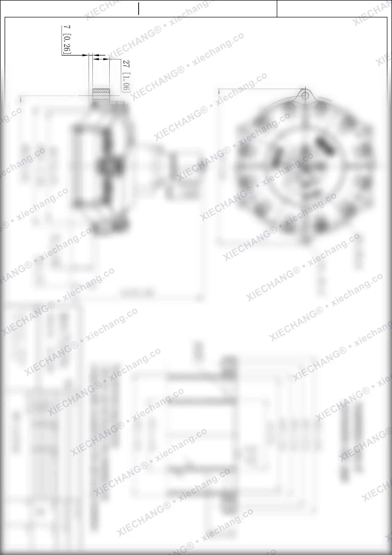 WPS-CA/EP102 · vanne immergée — Plan d'installation