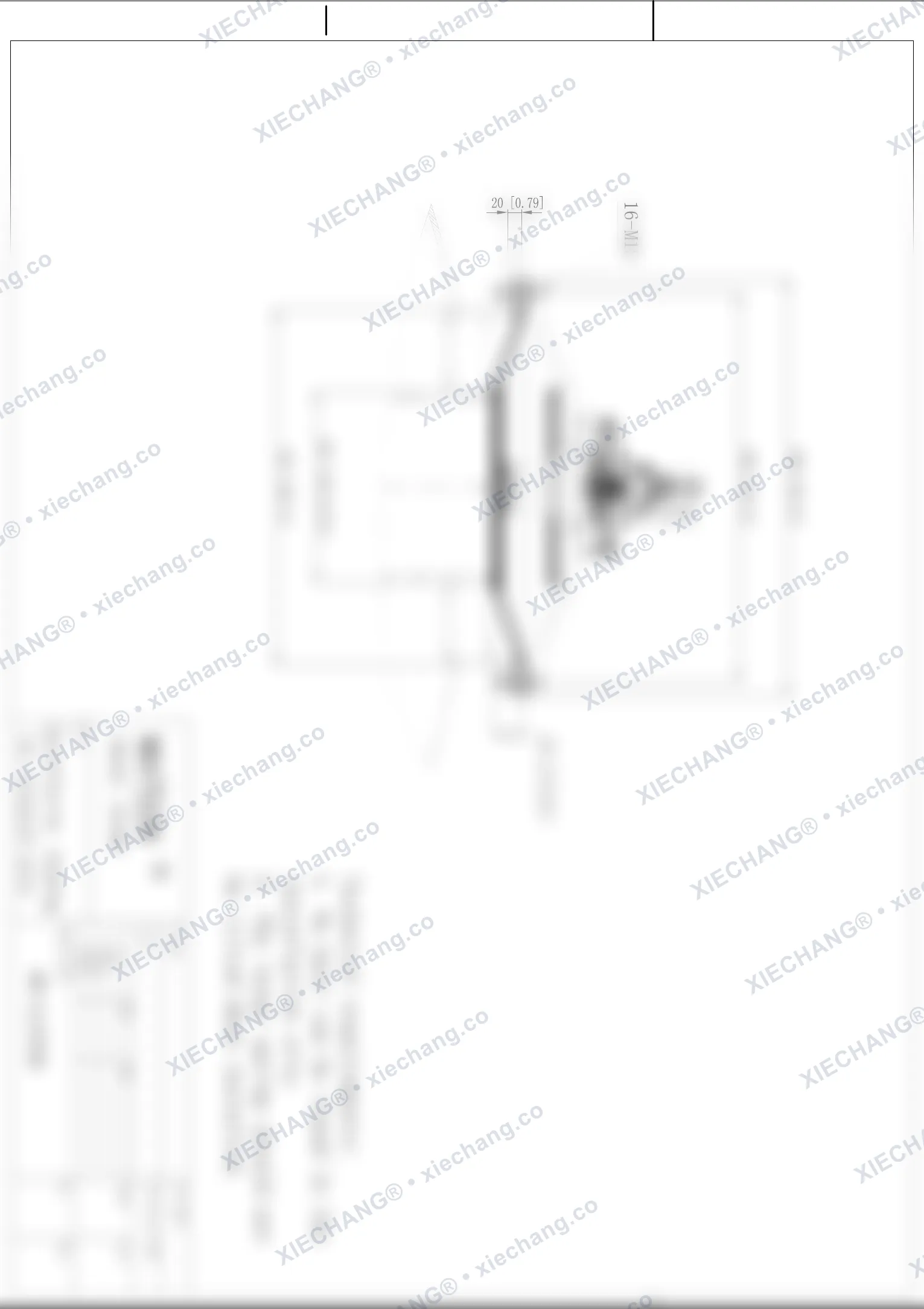 WPS-CA/EP250 · 10 inch · vanne grande taille à très basse pression — Plan d'installation