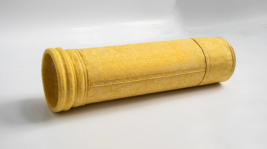 Manche filtrante PI / PTFE haute température pour gaz de combustion corrosifs